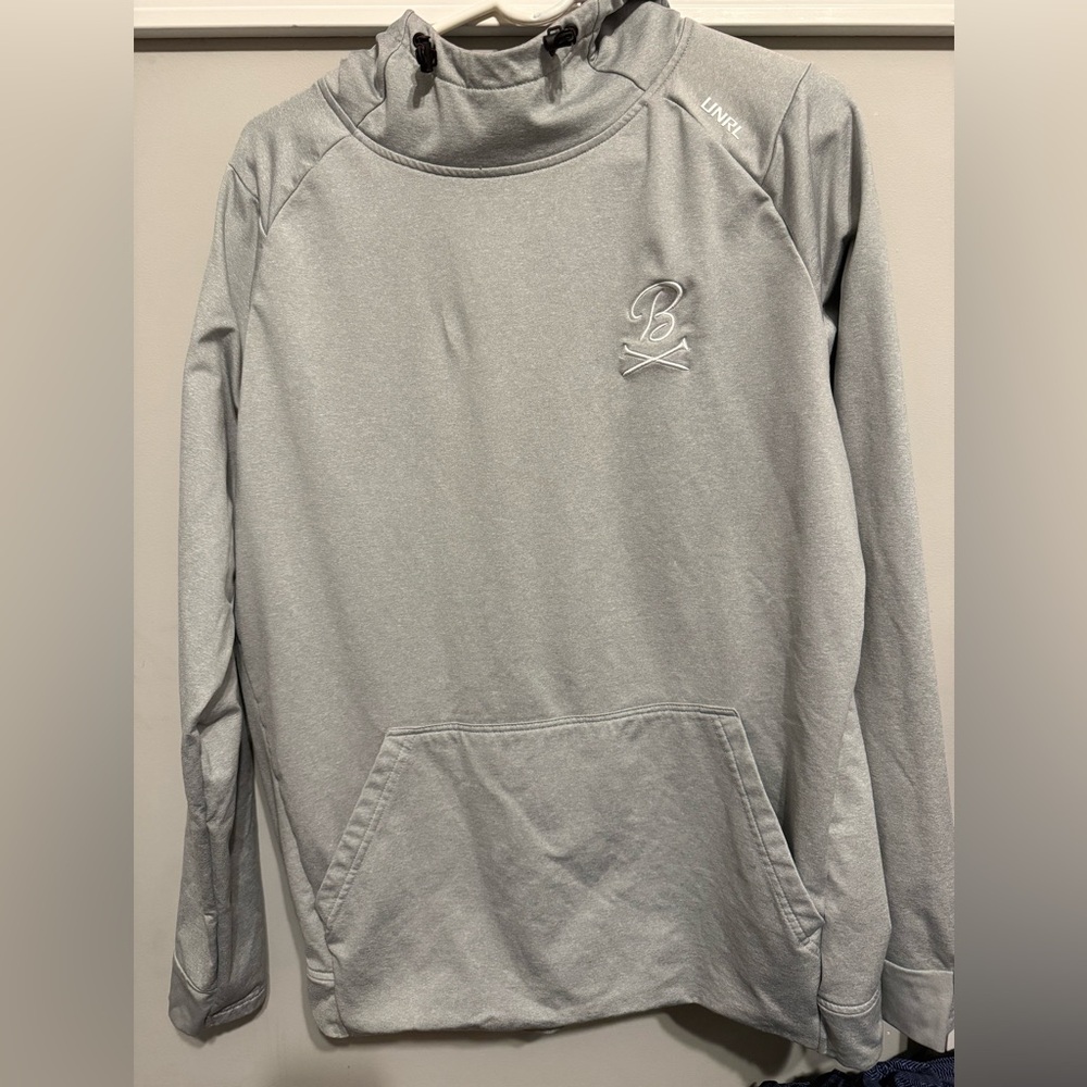 UNRL Barstools Gray Men's Hoodie